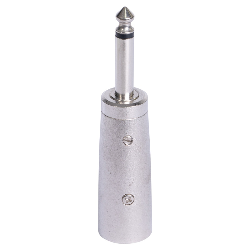 ADAPTOR XLR TATA - JACK 6.35 TATA MONO METAL [4]