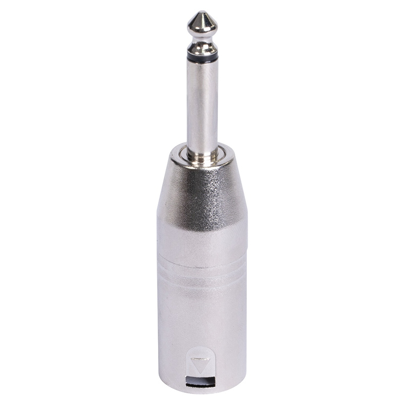 ADAPTOR XLR TATA - JACK 6.35 TATA MONO METAL [4]