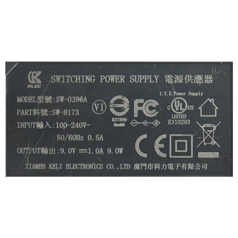 ALIMENTATOR 9V-1A MUFA 5.5/2.5 [4]