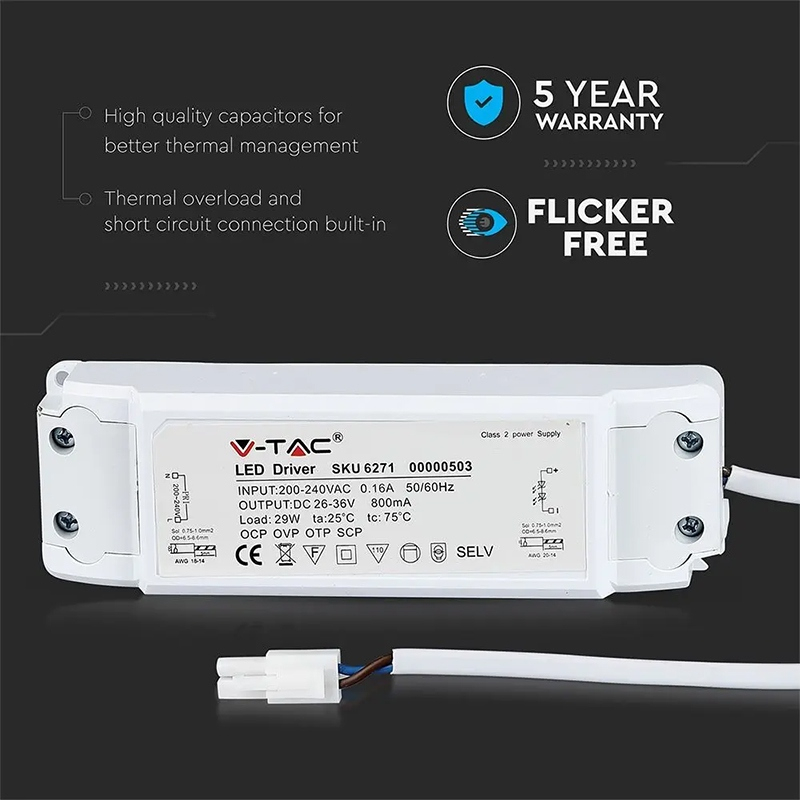 ALIMENTATOR PANOU LED 29W A++ ANTI PALPAIT [4]