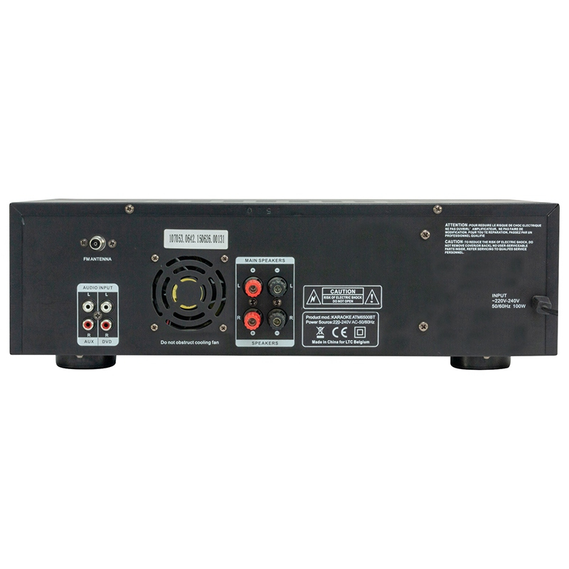 AMPLIFICATOR 2X50W FM/BT/USB/SD/AUX 2 LINII MIC [3]