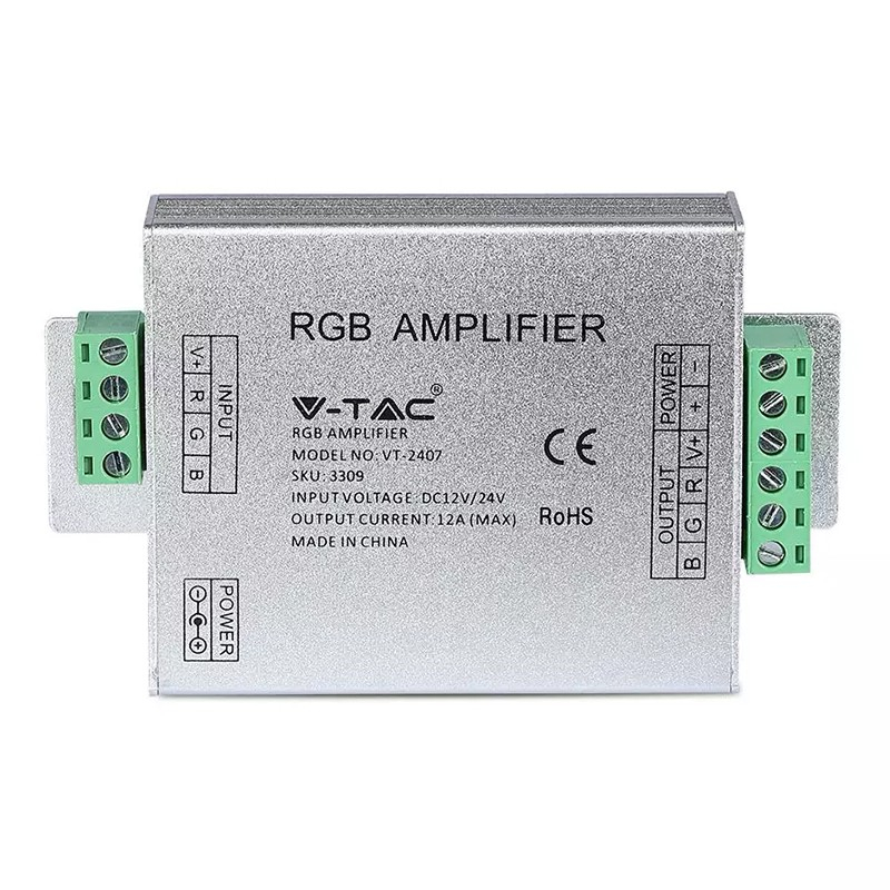 AMPLIFICATOR BANDA LED RGB 12V - 144W / 24V - 288W 12A [2]