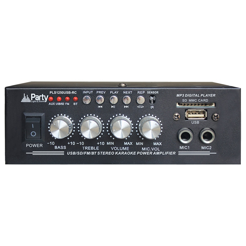 AMPLIFICATOR KARAOKE 2X25W CU BLUETOOTH/USB/SD/AUX SI TELECOMANDA [2]
