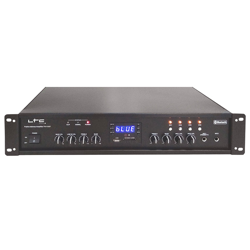 AMPLIFICATOR LINIE 100V/8OHM 150W USB BLUETOOTH [2]