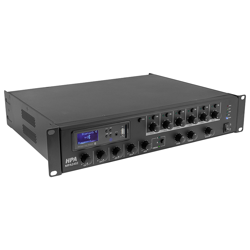 AMPLIFICATOR LINIE 19'' 110V/240W 6 ZONE BLUETOOTH/USB [4]