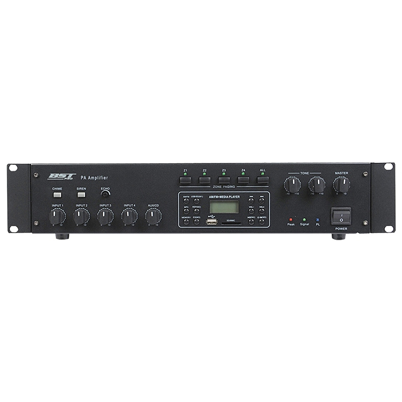 AMPLIFICATOR LINIE CU TUNER FM/AM 100V 240W 4MIC/ 2AUX [2]
