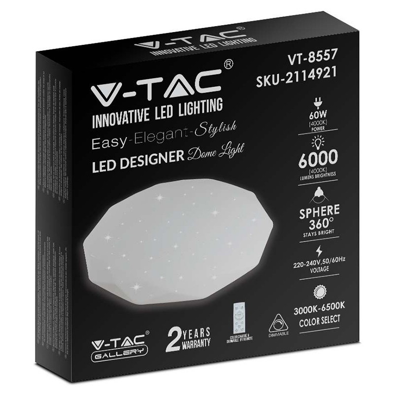 APLICA LED 30/60/ 30W 3IN1 DIMABIL CU TELECOMANDA [9]