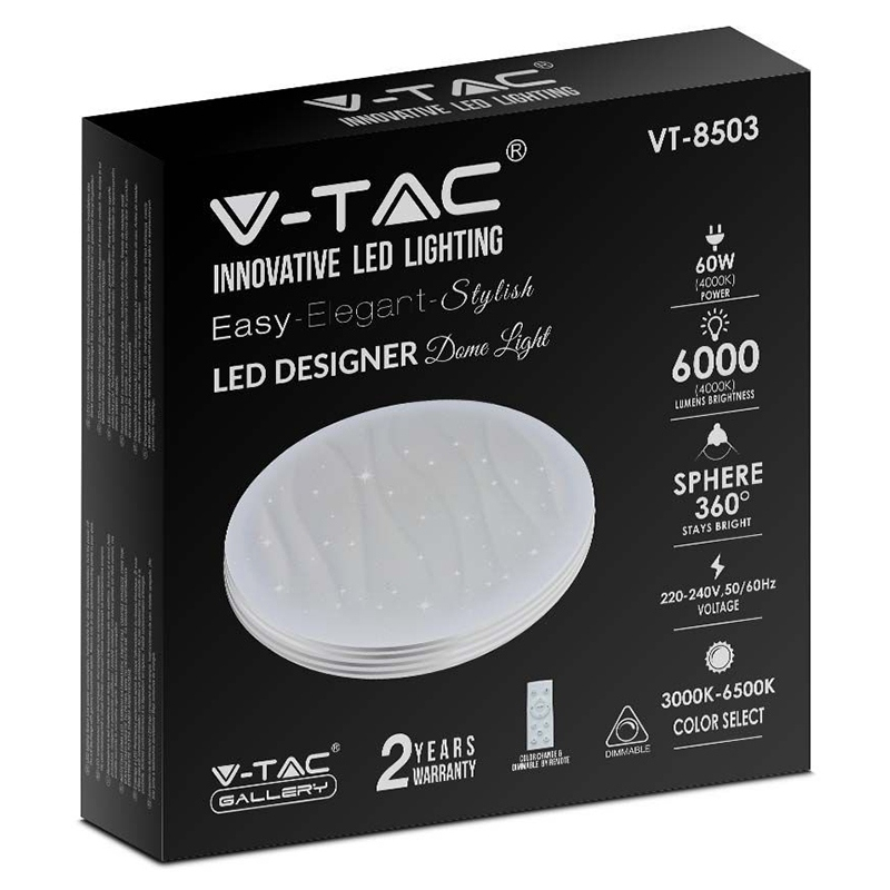 APLICA LED 30/60/30W 3IN1 DIMABIL CU TELECOMANDA [15]