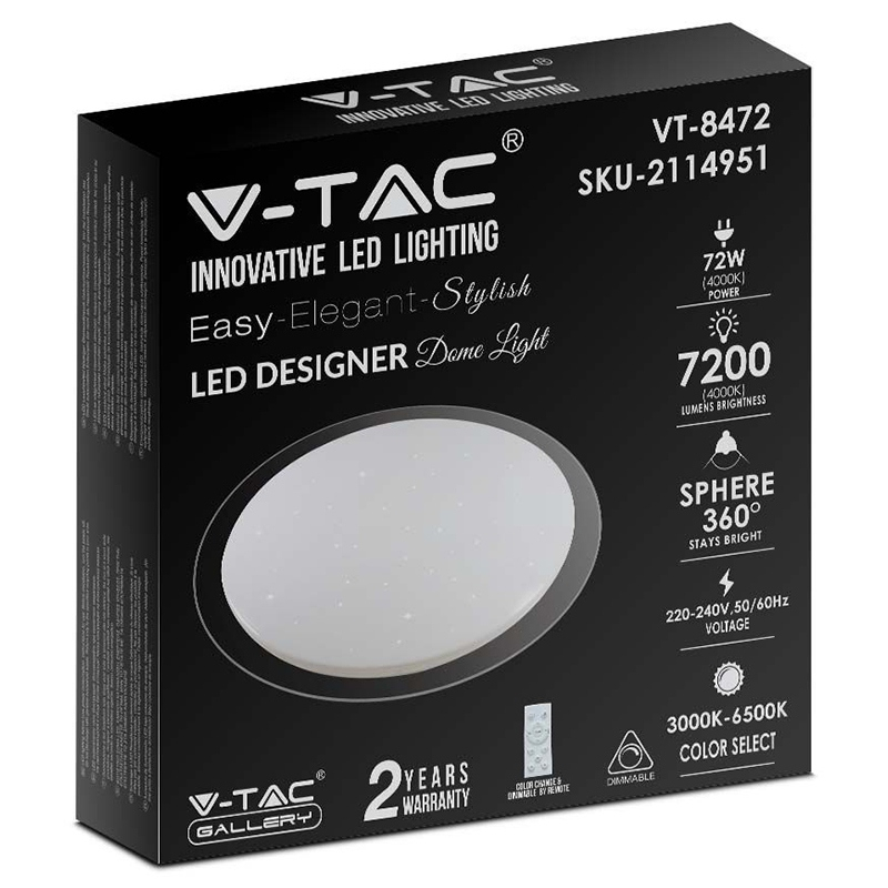 APLICA LED 36/72/36W 3IN1 DIMABIL CU TELECOMANDA [13]