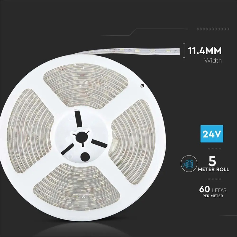 BANDA LED SMD5050 24V 60LED/M 6400K IP65 5M [3]