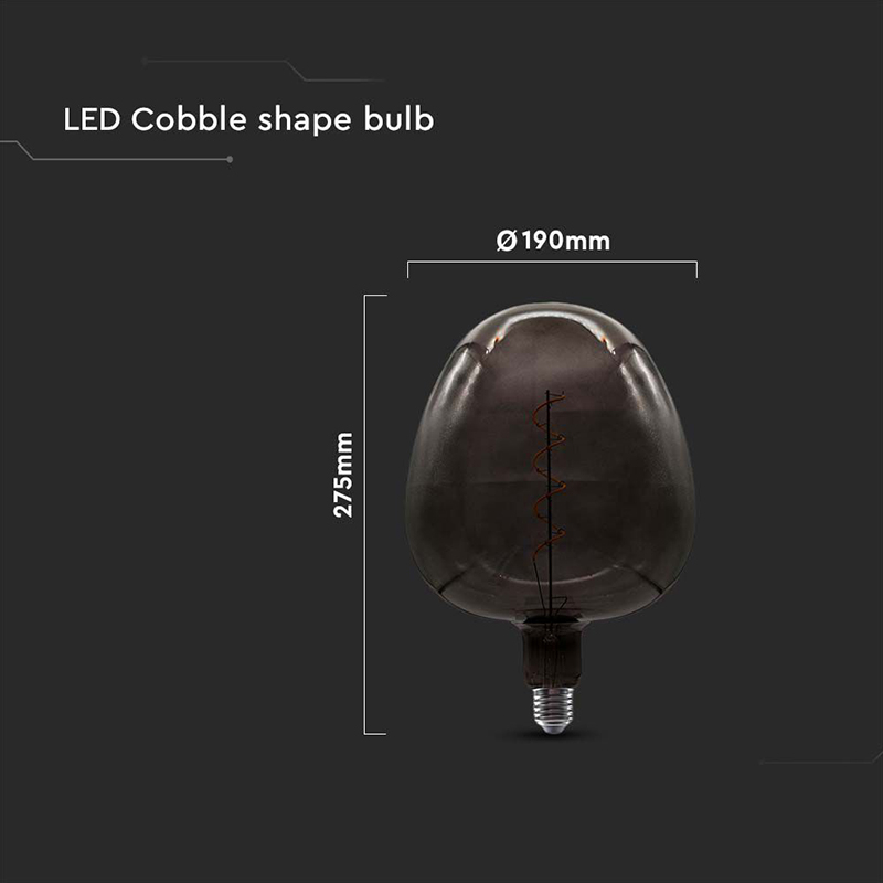 BEC FILAMENT LED 4W E27 STICLA NEAGRA [4]