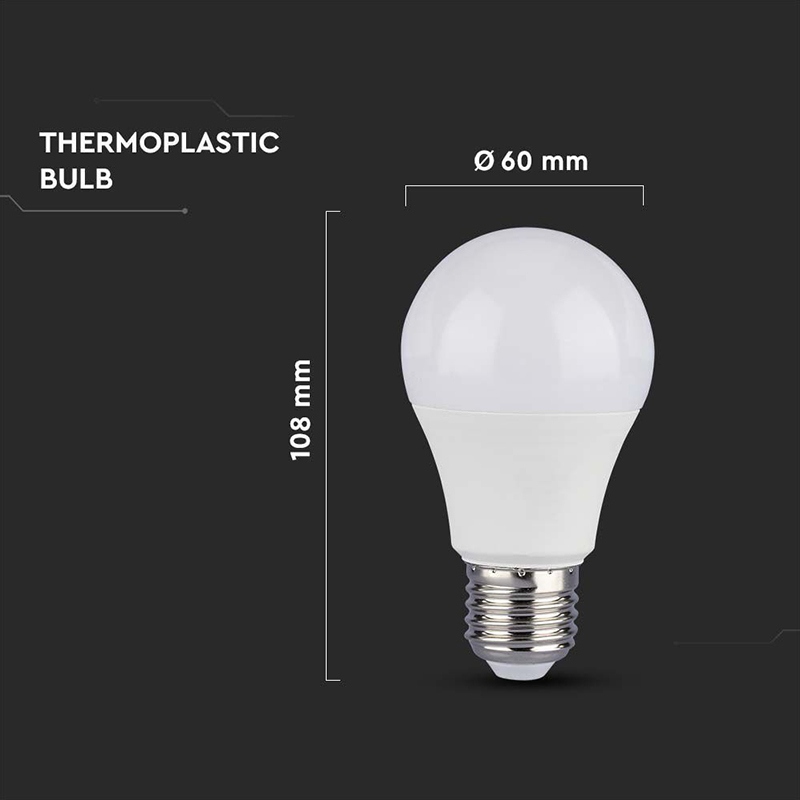 BEC LED A58 E27 8.5W 6400K ALB RECE CIP SAMSUNG [3]