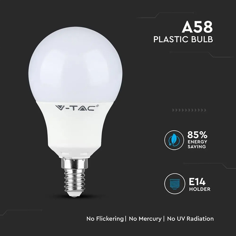 BEC LED A60 E14 9W 3000K ALB CALD, CIP SAMSUNG [6]