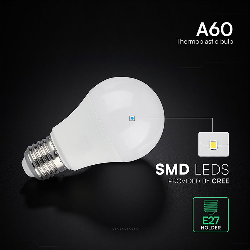 BEC LED A60 E27 8.5W 6500K ALB RECE CIP CREE [5]