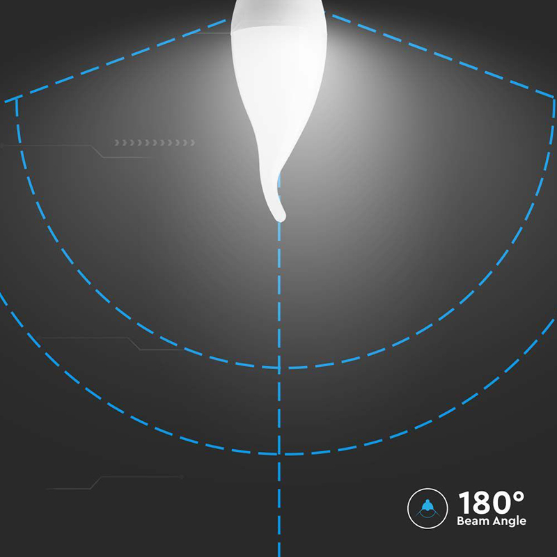 BEC LED E14 3.7W 3000K ALB CALD [6]