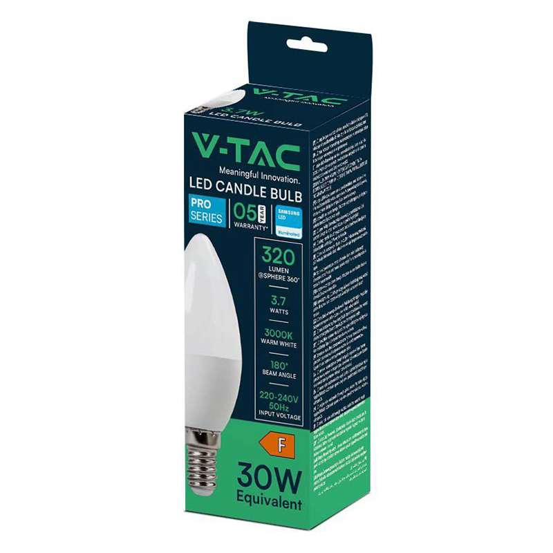 BEC LED E14 3.7W 6400K CIP SAMSUNG [4]