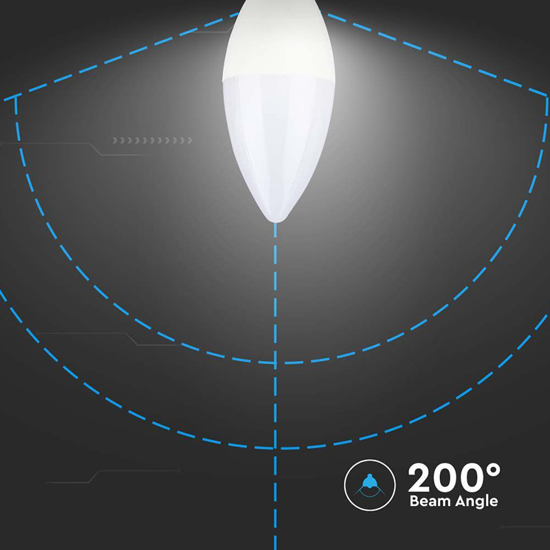 BEC LED E14 4.5W 6500K ALB RECE [6]