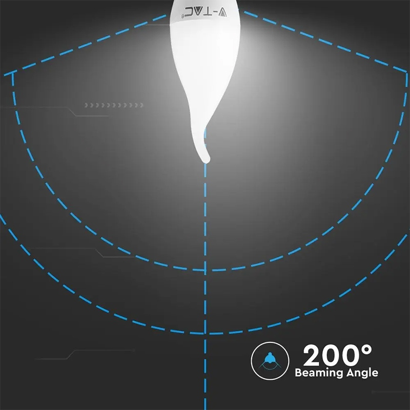 BEC LED E14 4W 6000K ALB RECE [6]