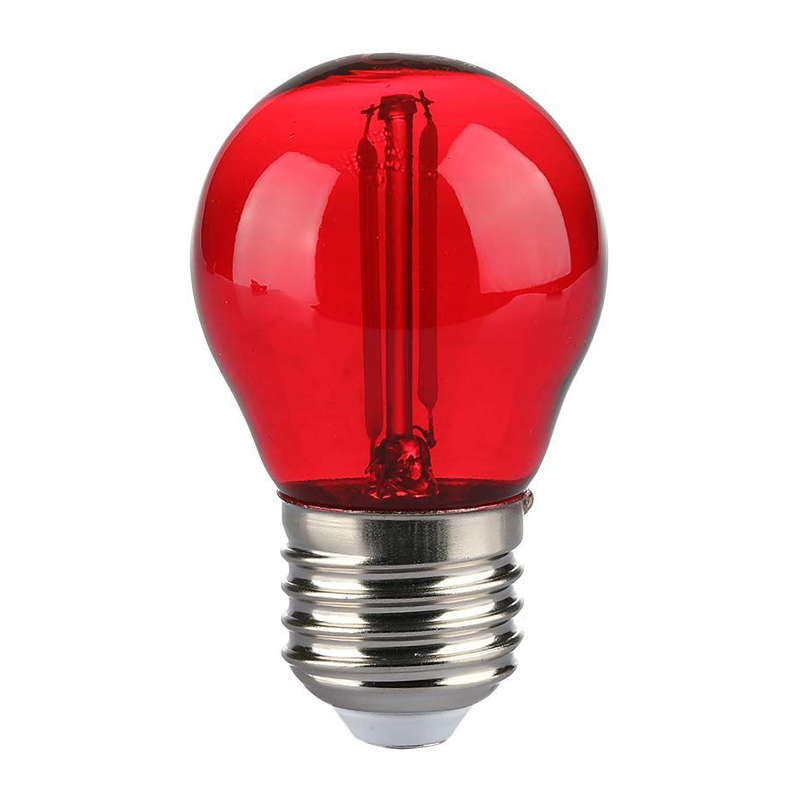 BEC LED G45 E27 2W CU FILAMENT LUMINA ROSIE [2]