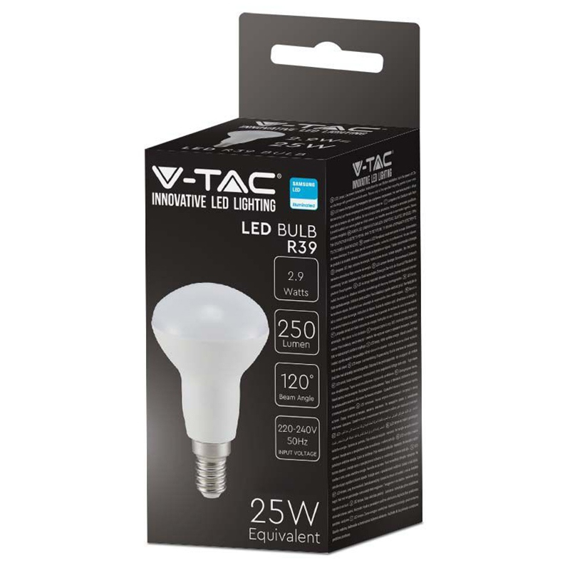 BEC LED R39 E14 2.9W 6500K ALB RECE, CIP SAMSUNG [3]