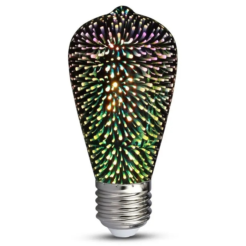 BEC LED ST64 E27 3W CU FILAMENT 3000K ALB CALD MODEL 3D [2]
