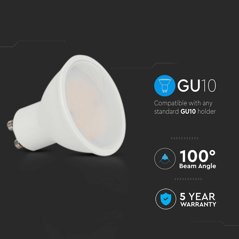 BEC SPOT LED GU10 10W 3000K ALB CALD, CIP SAMSUNG [7]