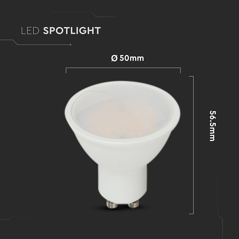 BEC SPOT LED GU10 10W 4000K ALB NEUTRU, CIP CREE [4]