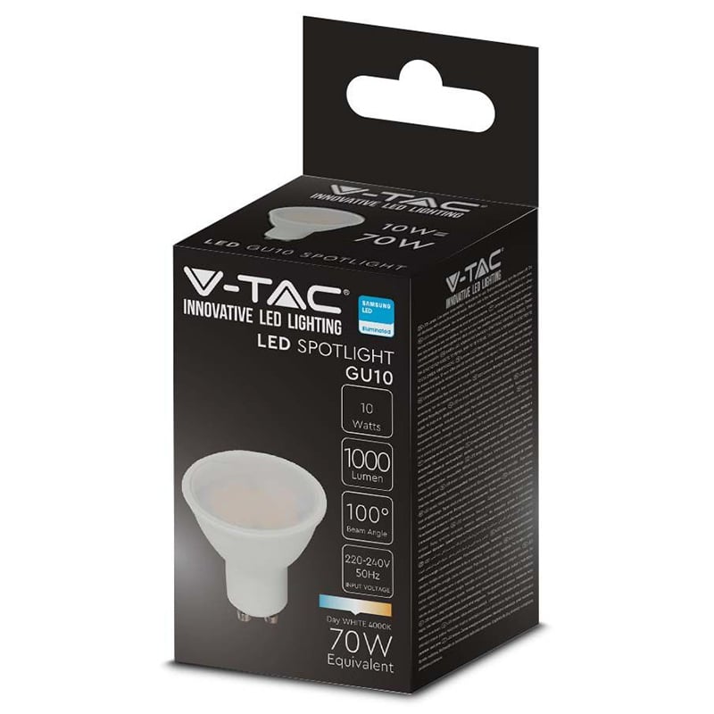BEC SPOT LED GU10 10W 4000K ALB NEUTRU, CIP SAMSUNG [4]
