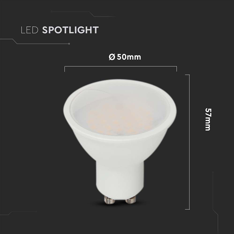 BEC SPOT LED GU10 4.5W 3000K ALB CALD CIP SAMSUNG [4]