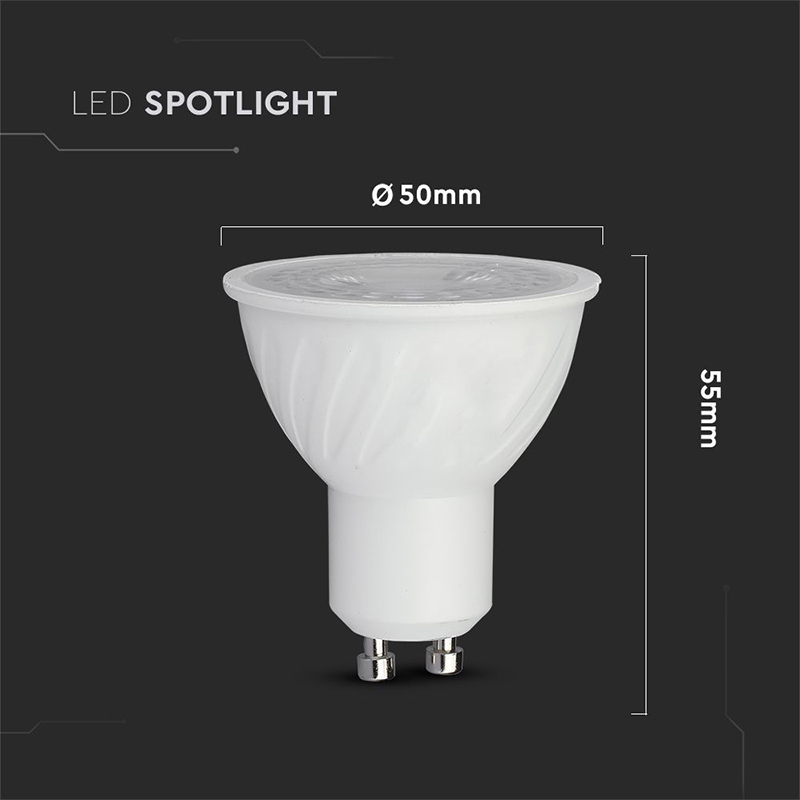 BEC SPOT LED GU10 6W DIMABIL 4000K ALB NEUTRU, CIP SAMSUNG [5]