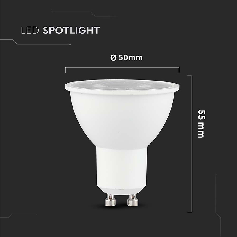 BEC SPOT LED GU10 7.5W 38' 4000K ALB NEUTRU, CIP CREE [4]