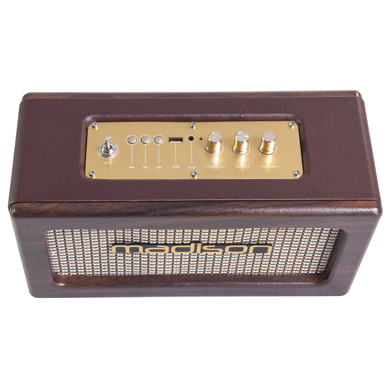 BOXA BLUETOOTH MODEL VINTAGE 2X10W MADISON [3]