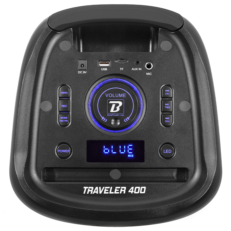 BOXA PORTABILA 2X8''/20CM CU BT/USB/SD [13]