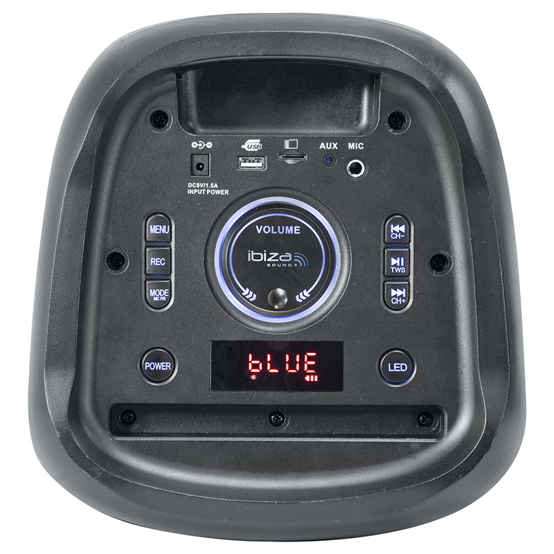 BOXA PORTABILA 2X8"/20CM TWS CU BT/USB/MSD [4]