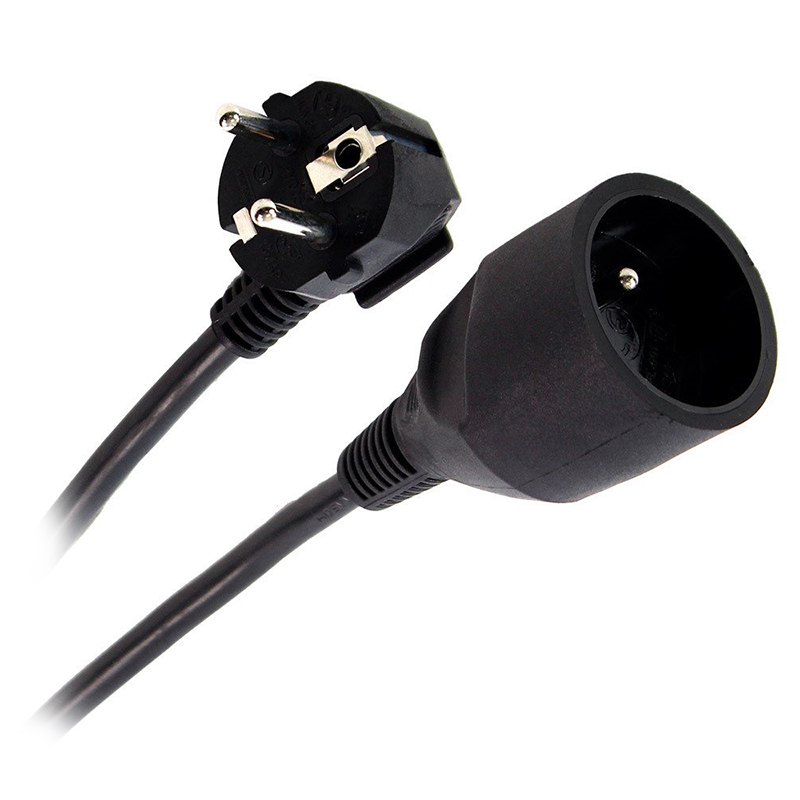 CABLU EXTENSIE(CUPLA) 20M (3GX1.5MM) - NEGRU [2]