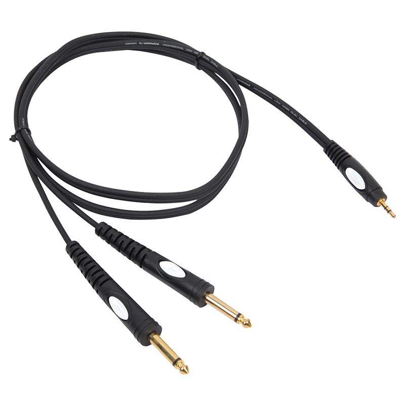 CABLU JACK 3.5 STEREO - 2X JACK 6.35 MONO 3M [2]