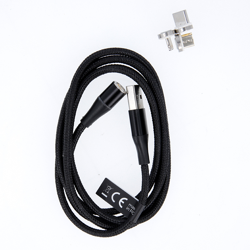 CABLU MAGNETIC 3IN1 USB-C/LIGHTNING/MICRO USB 1M 3A - NEGRU [5]