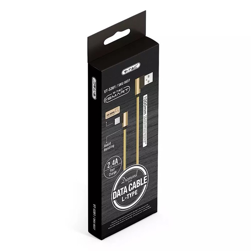 CABLU MICRO USB 1M DIAMOND EDITION - AURIU [3]