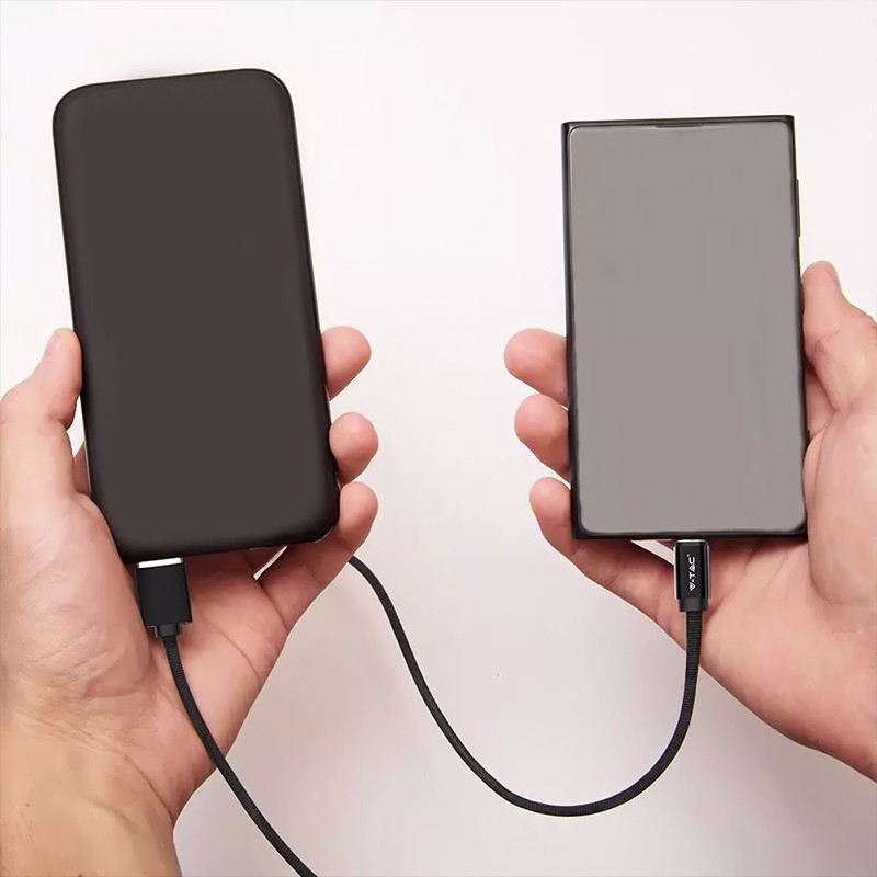 CABLU MICRO USB 1M RUBY EDITION - NEGRU [5]