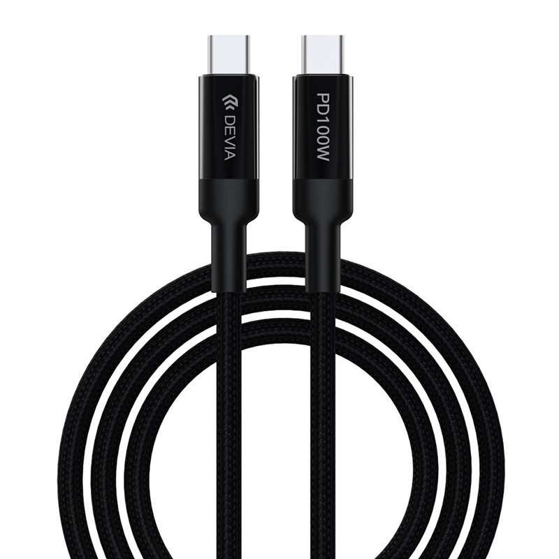 CABLU USB-C - USB-C 100W 1.5M - NEGRU [2]