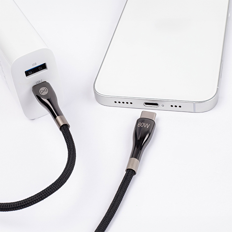 CABLU USB C - USB C 2M 60W - NEGRU [4]
