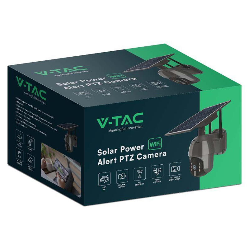 CAMERA HD SOLARA SMART WIFI - NEGRU [8]