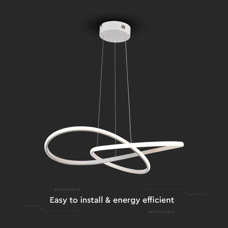 CANDELABRU LED 20W 3000K 50X100CM - ALB [4]