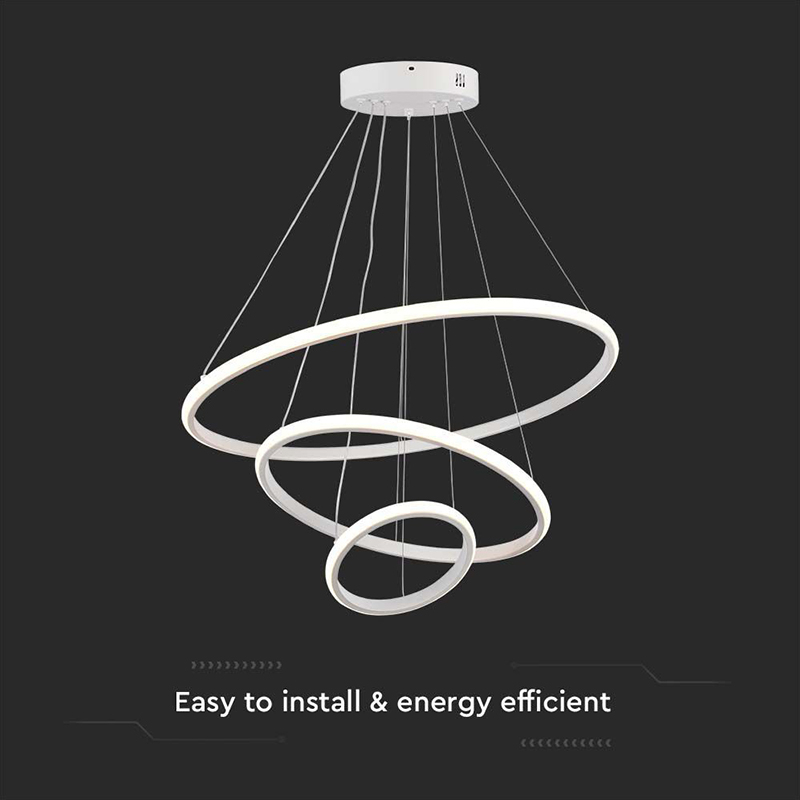 CANDELABRU LED 32W 3000K 60X40X100CM - ALB [4]