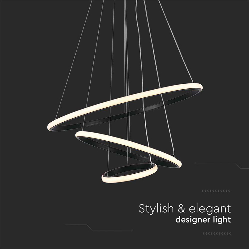 CANDELABRU LED 32W 3000K 60X40X100CM - NEGRU [5]