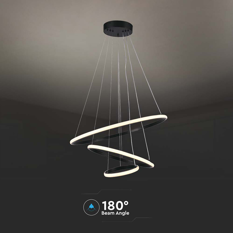 CANDELABRU LED 32W 3000K 60X40X100CM - NEGRU [6]