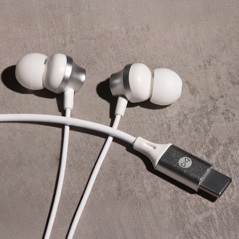 CASCA STEREO CU MUFA TIP C - ALB [6]