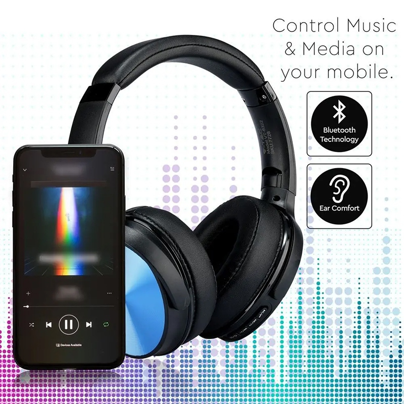 CASCA WIRELESS BLUETOOTH - ALBASTRU [8]