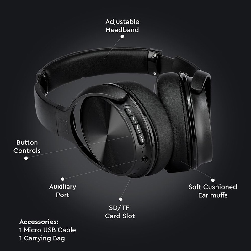 CASCA WIRELESS BLUETOOTH - NEGRU [9]