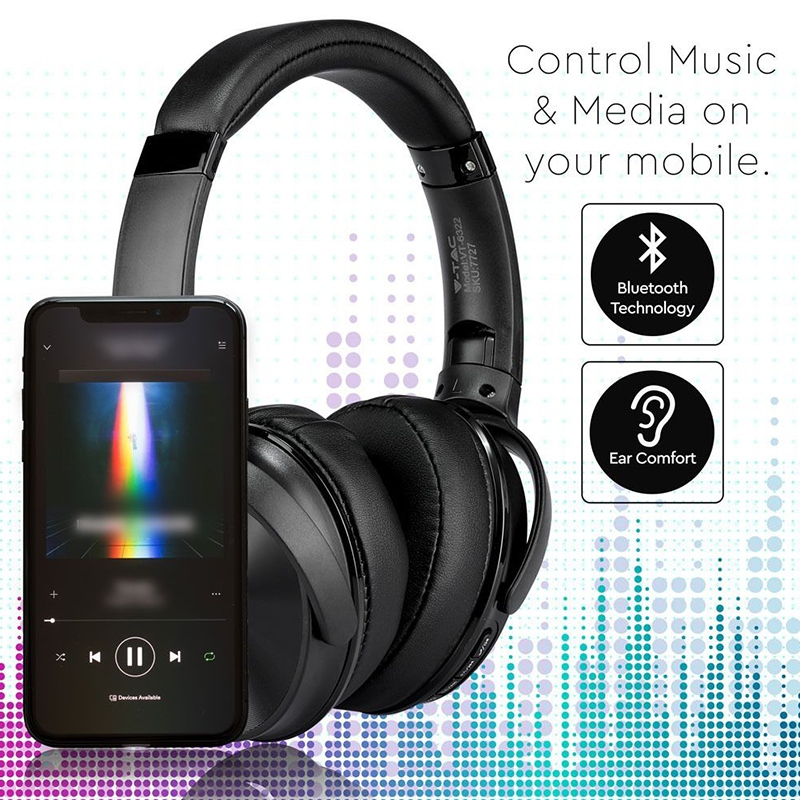 CASCA WIRELESS BLUETOOTH - NEGRU [8]